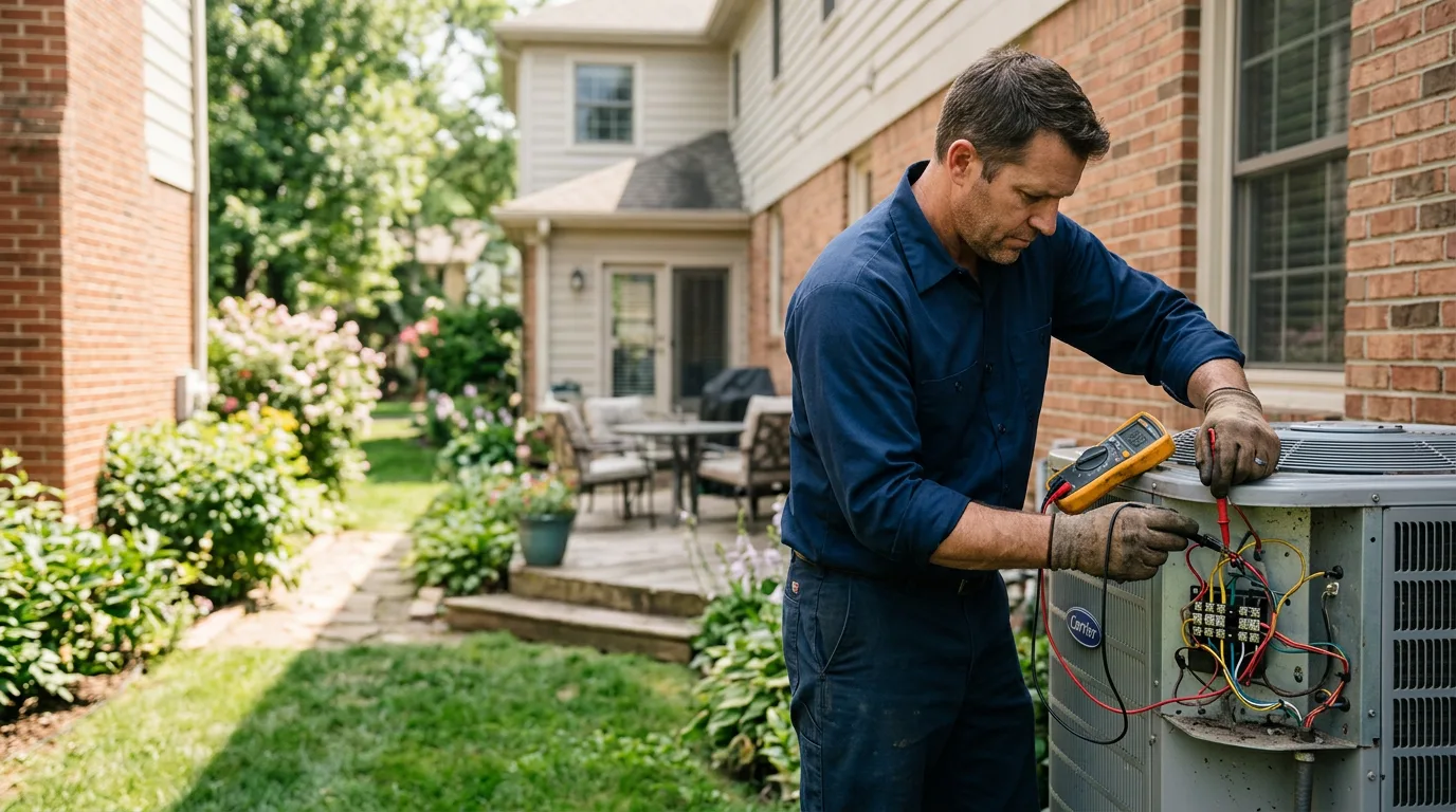HVAC technician working near Manchaca, TX
